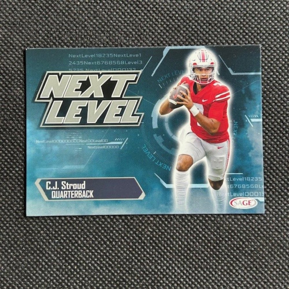 2023 Sage Football Next Level  #81 C.J. Stroud RC Rookie Buckeyes Texans